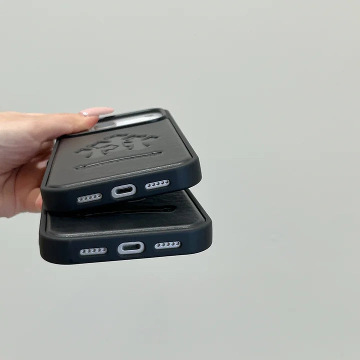 Premium συνθετική δερμάτινη θήκη για iPhone