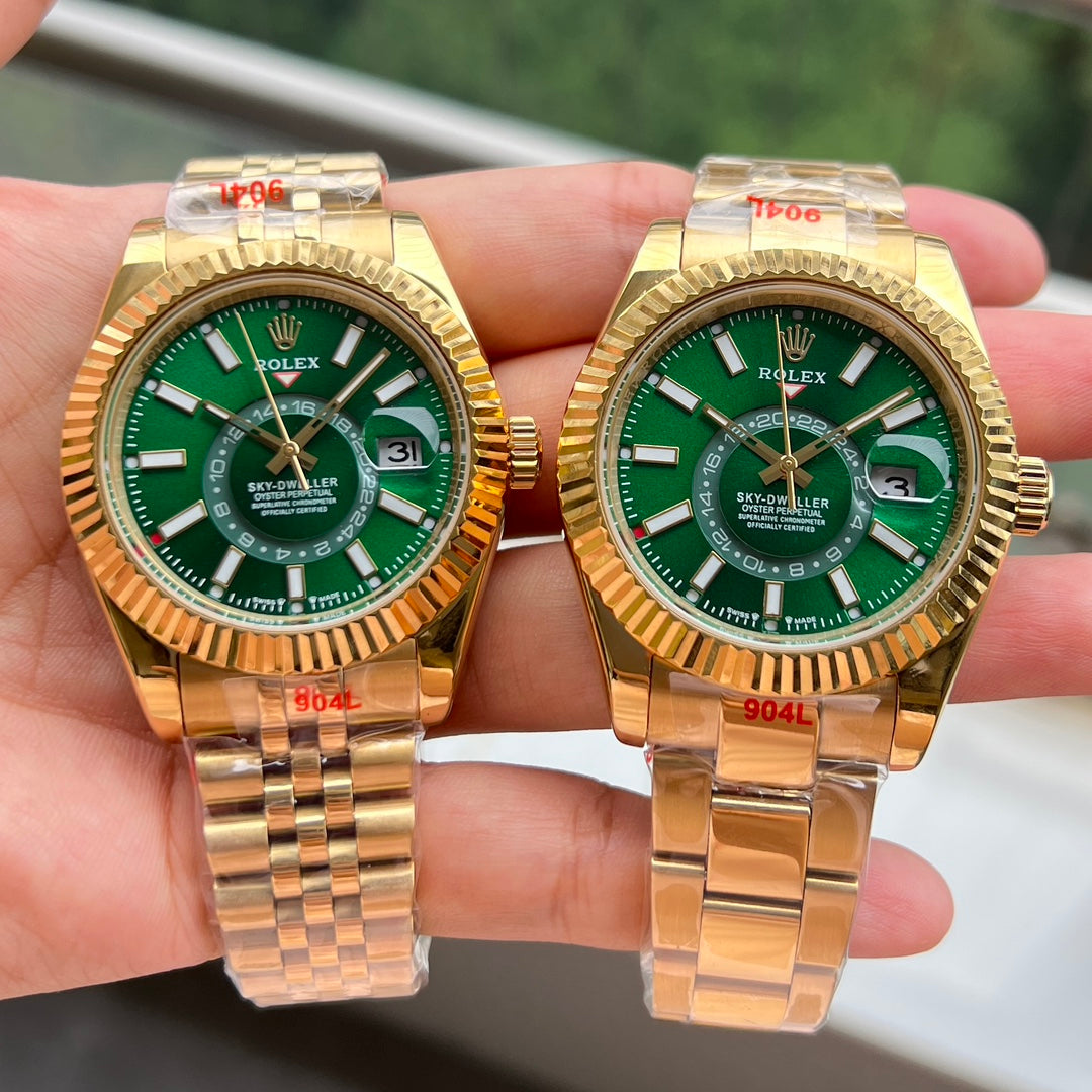 Só Uathoibríoch bhFear Watch – Cás Óir le Glas Dial