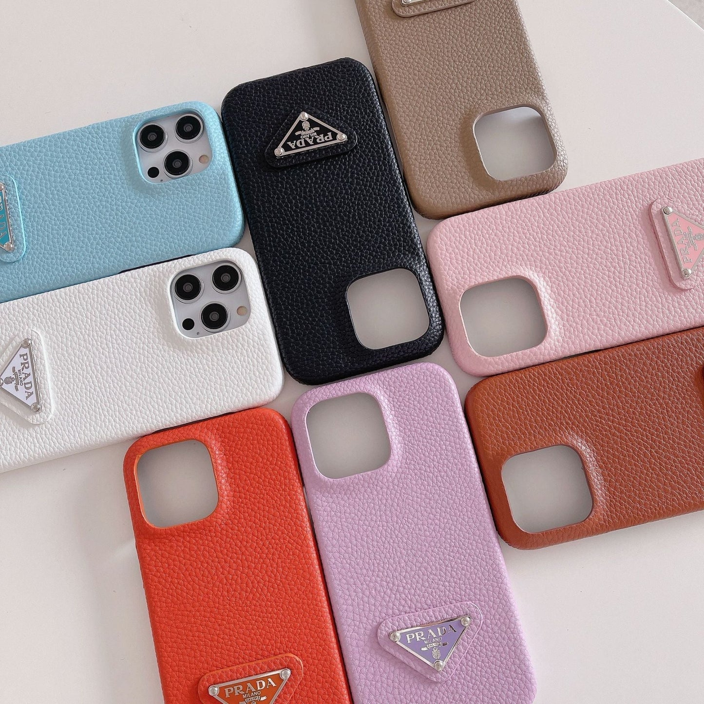 Funda de cuero de lujo para iPhone