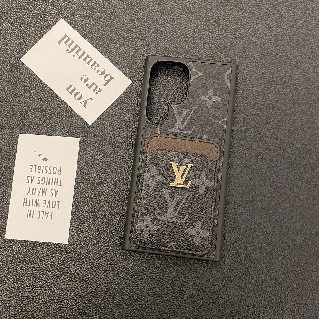 SAMSUNG GALAXY PETITE MALLE TELEFOONHOESJES KAARTHOUDER MONOGRAM CANVAS