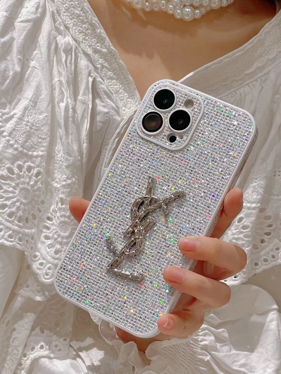 Fundas lujosas para iPhone con purpurina