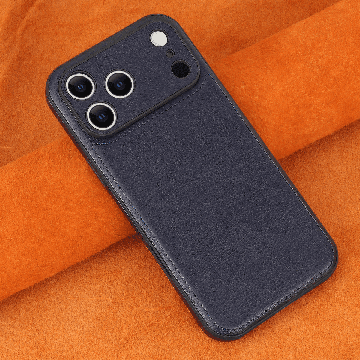 Funda para iPhone de piel auténtica compatible con todos los modelos