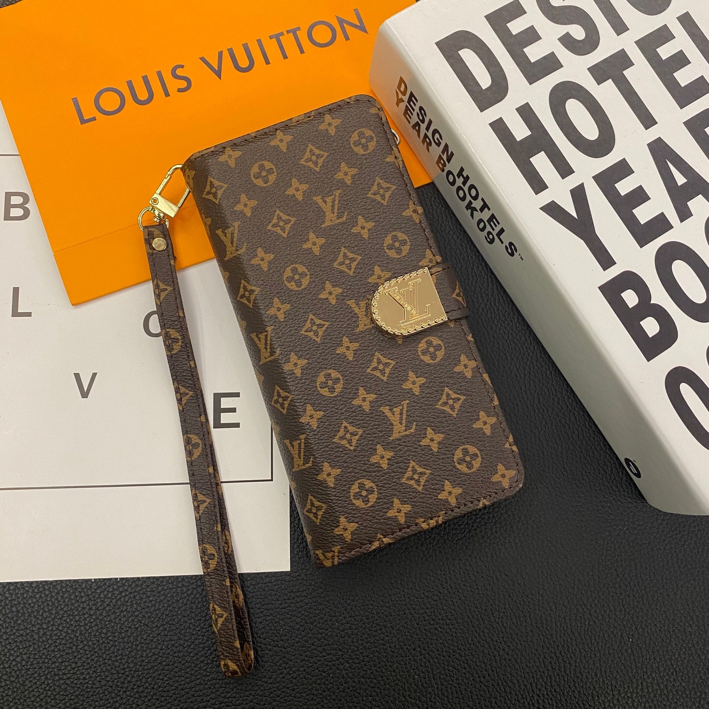 MONOGRAM CANVAS NAHKALOMPAKKO SAMSUNG PUHELINKOTELO