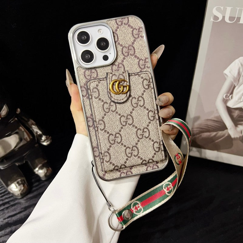Premium θήκη για iPhone με αλυσίδα χειρός