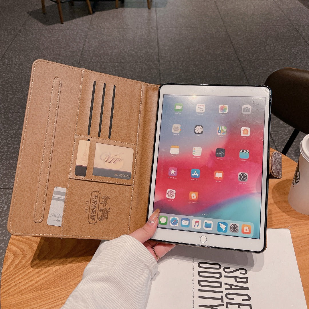 Klassiskt premiumläderfodral för Apple iPad