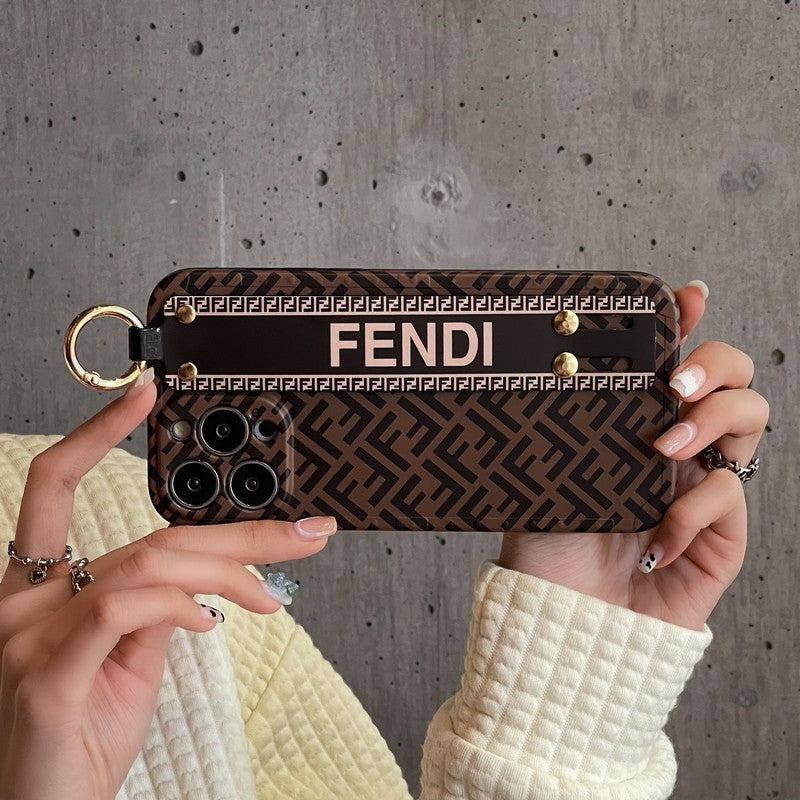 Capa elegante para iPhone com pulseira