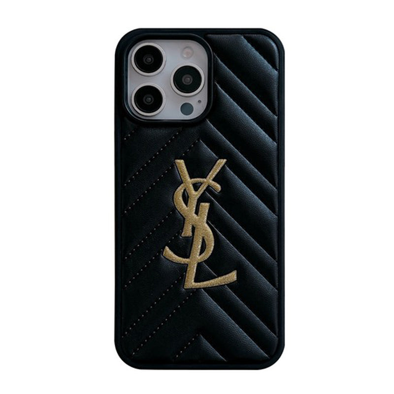 Saint Black & Funda de cuero blanca para iPhone