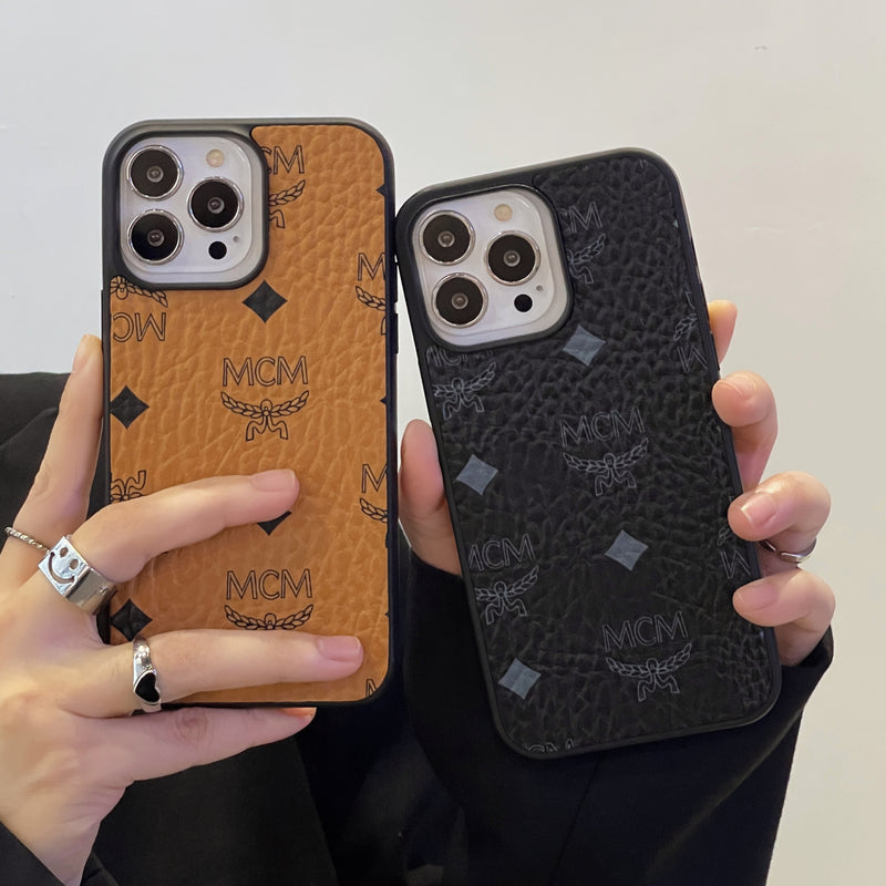 MCM iPhone ケース ブラック-MCK240603