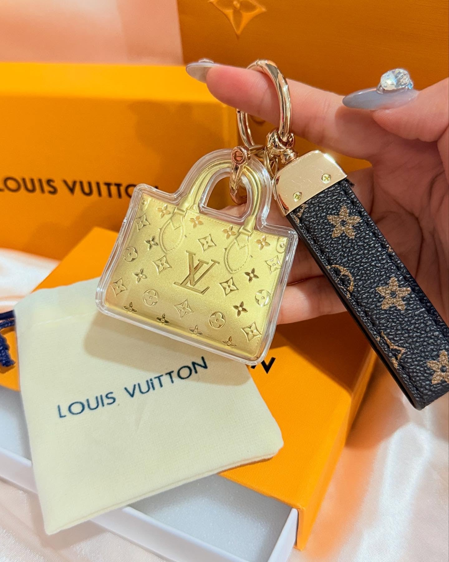 Nøkkelring Gold Mini Bag