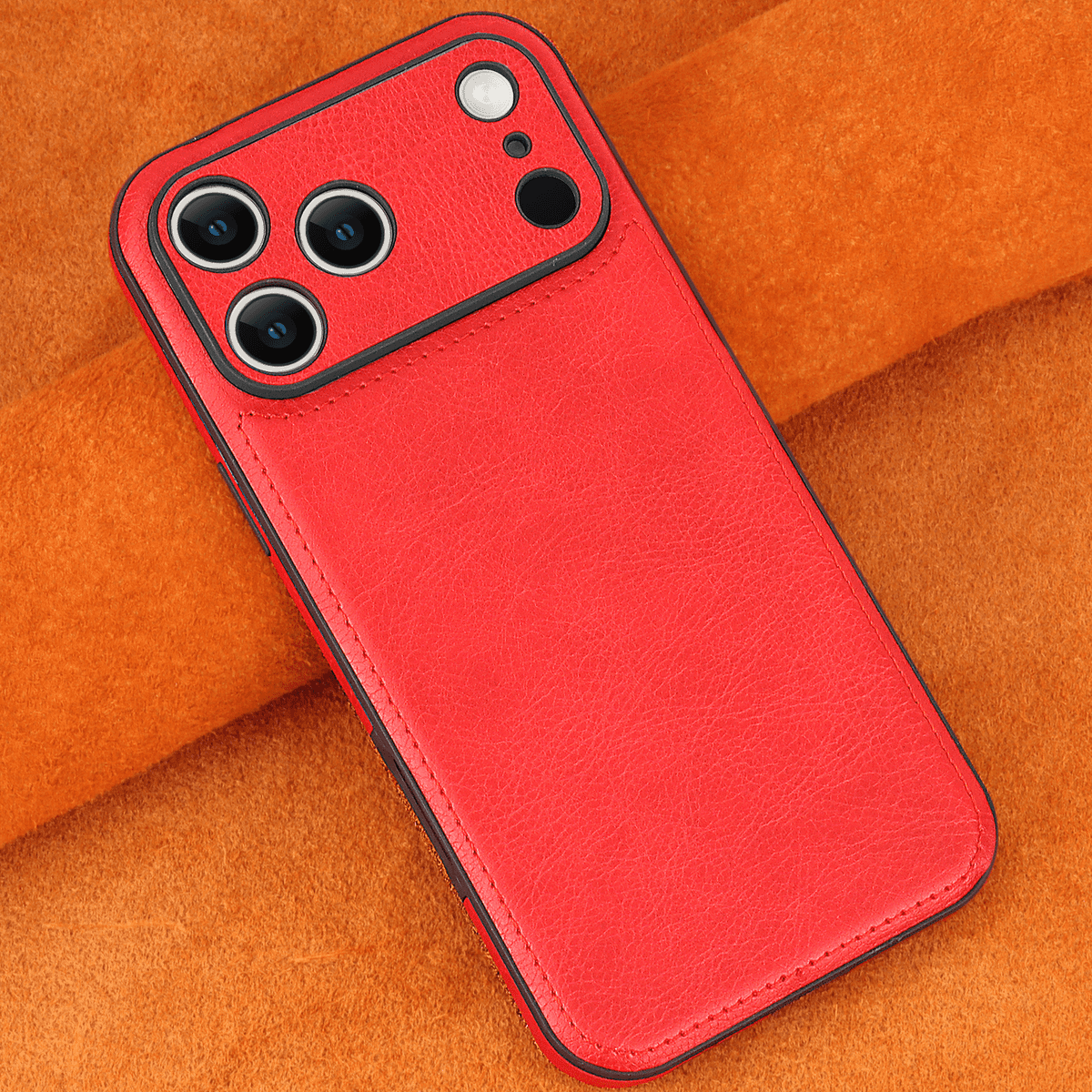 Funda para iPhone de piel auténtica compatible con todos los modelos