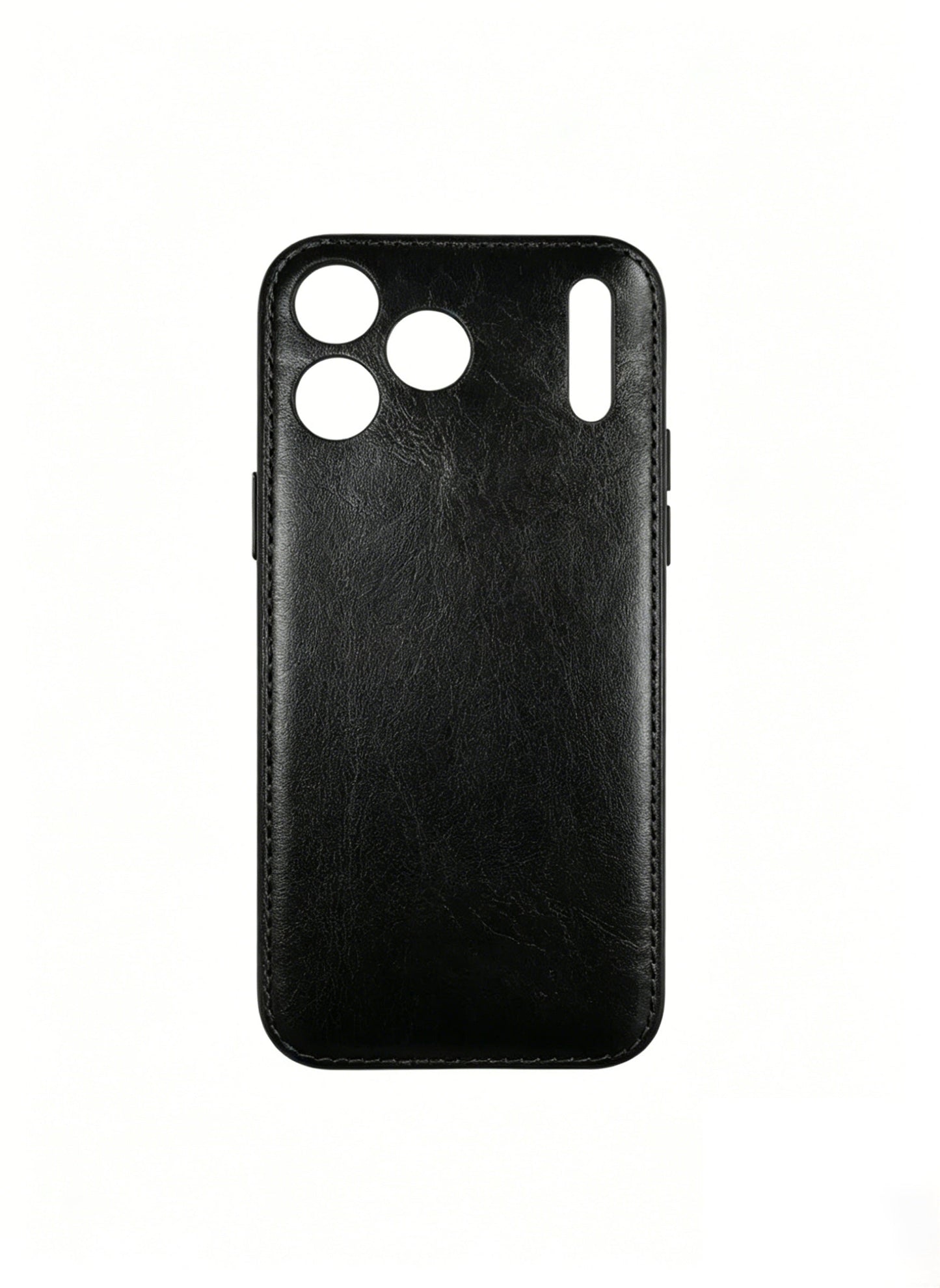 Håndlaget iPhone-deksel i grønnsaksgarvet skinn – Vintage Patina Edition