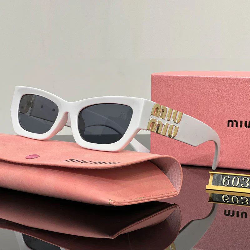 Fashion Square Cat-Eye solglasögon 6037