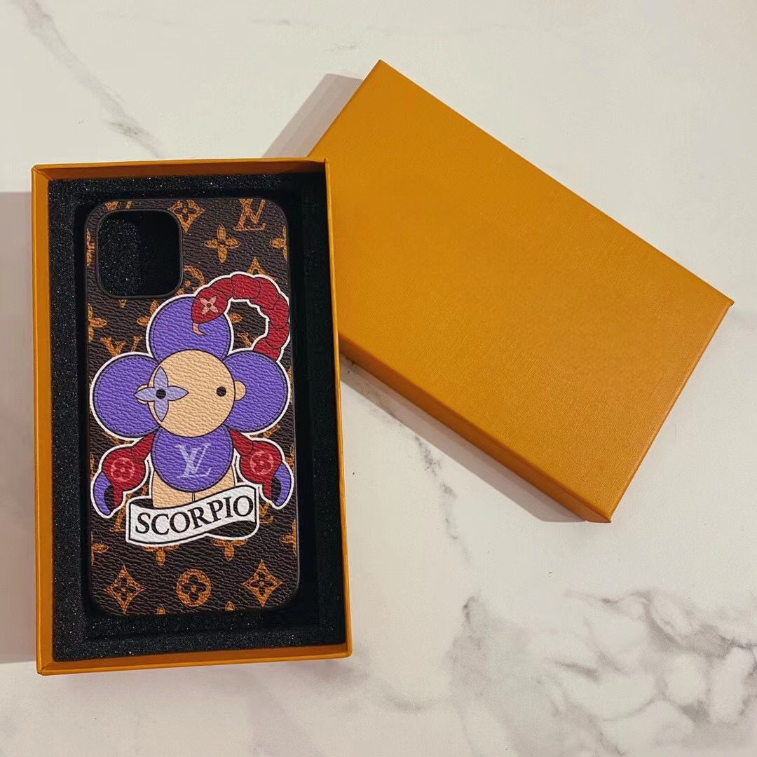 Schorpioen liefde geschilderd iPhone-hoesje op maat gemaakt