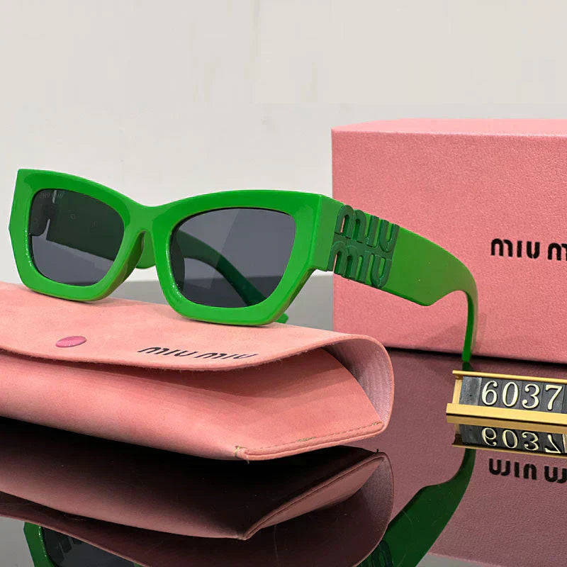 Fashion Square Cat-Eye solglasögon 6037