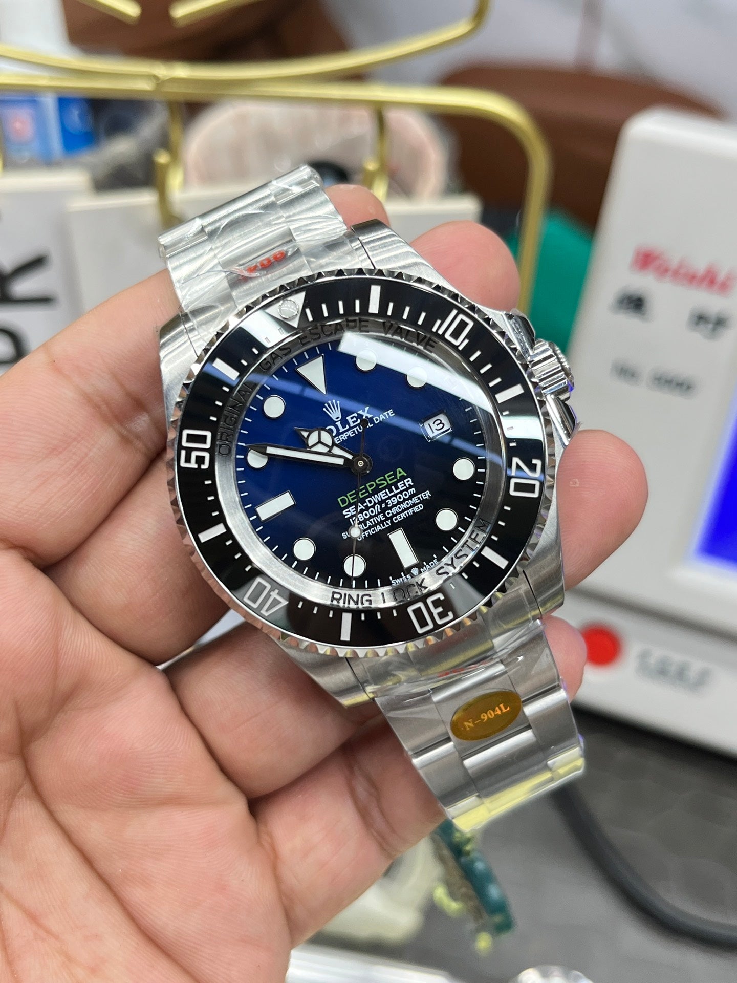 Relógio Automático de Mergulhador Deep Ocean