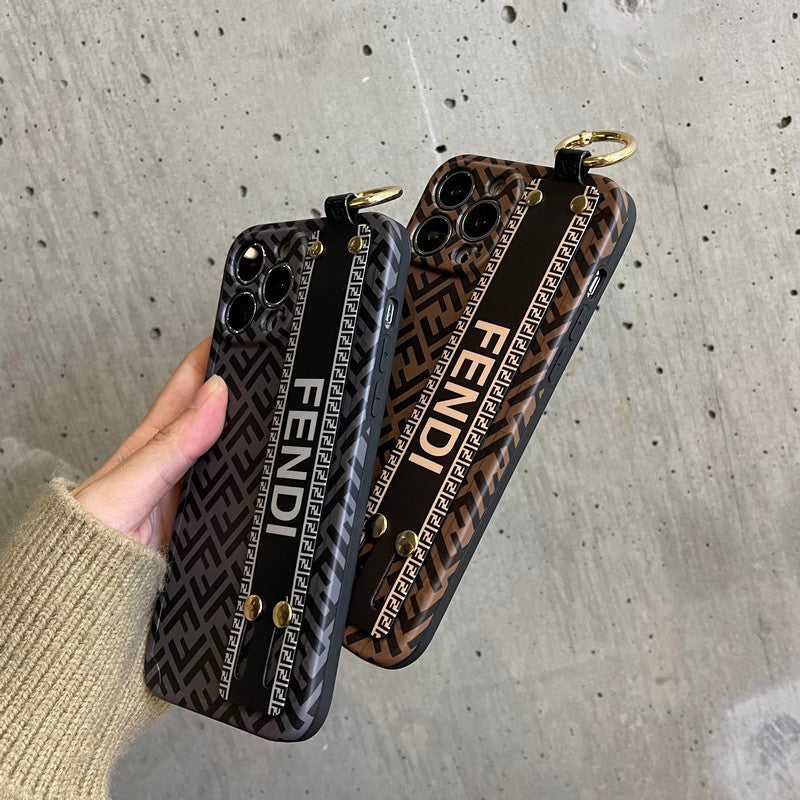 Capa elegante para iPhone com pulseira