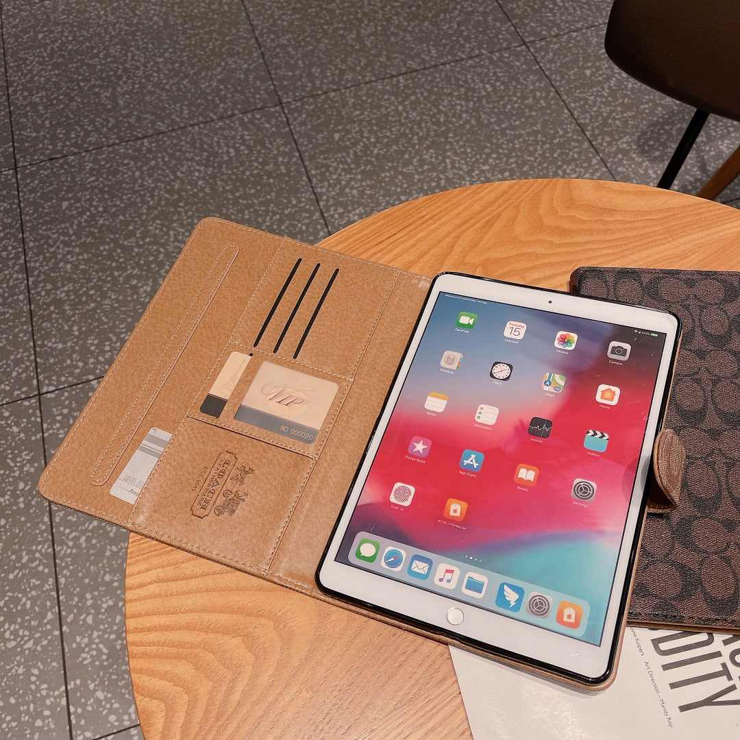 Klassiskt premiumläderfodral för Apple iPad