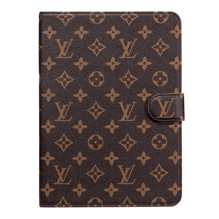 Luxus iPad tok vászon Monogram bőr friss nyári téma mintával