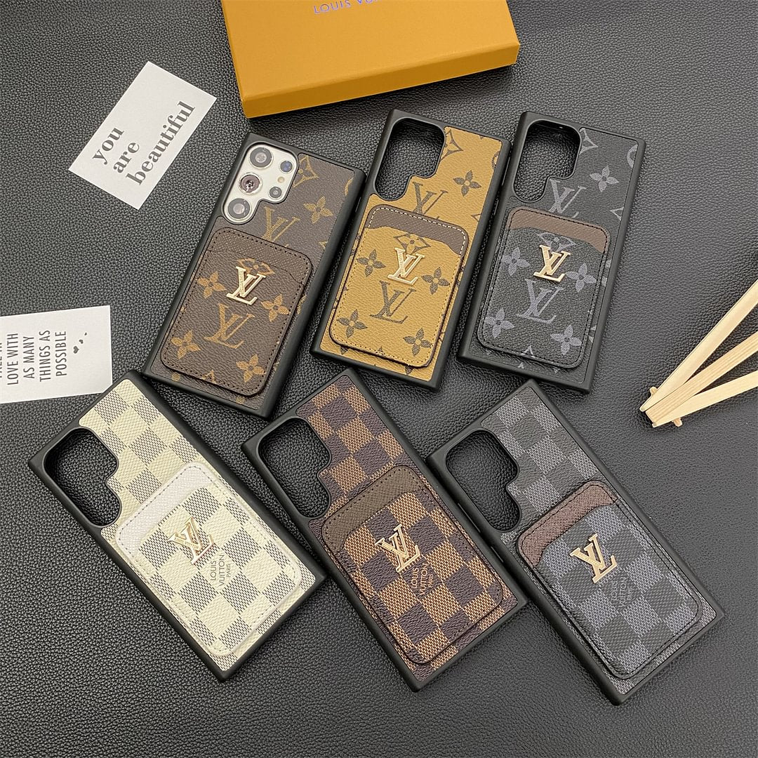 SAMSUNG GALAXY PETITE MALLE TELEFOONHOESJES KAARTHOUDER MONOGRAM CANVAS