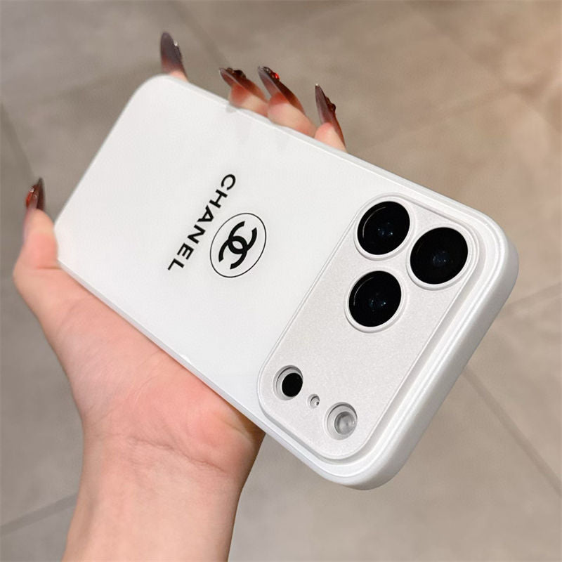 Κλασική μινιμαλιστική Luxe θήκη iPhone – White Gloss Edition