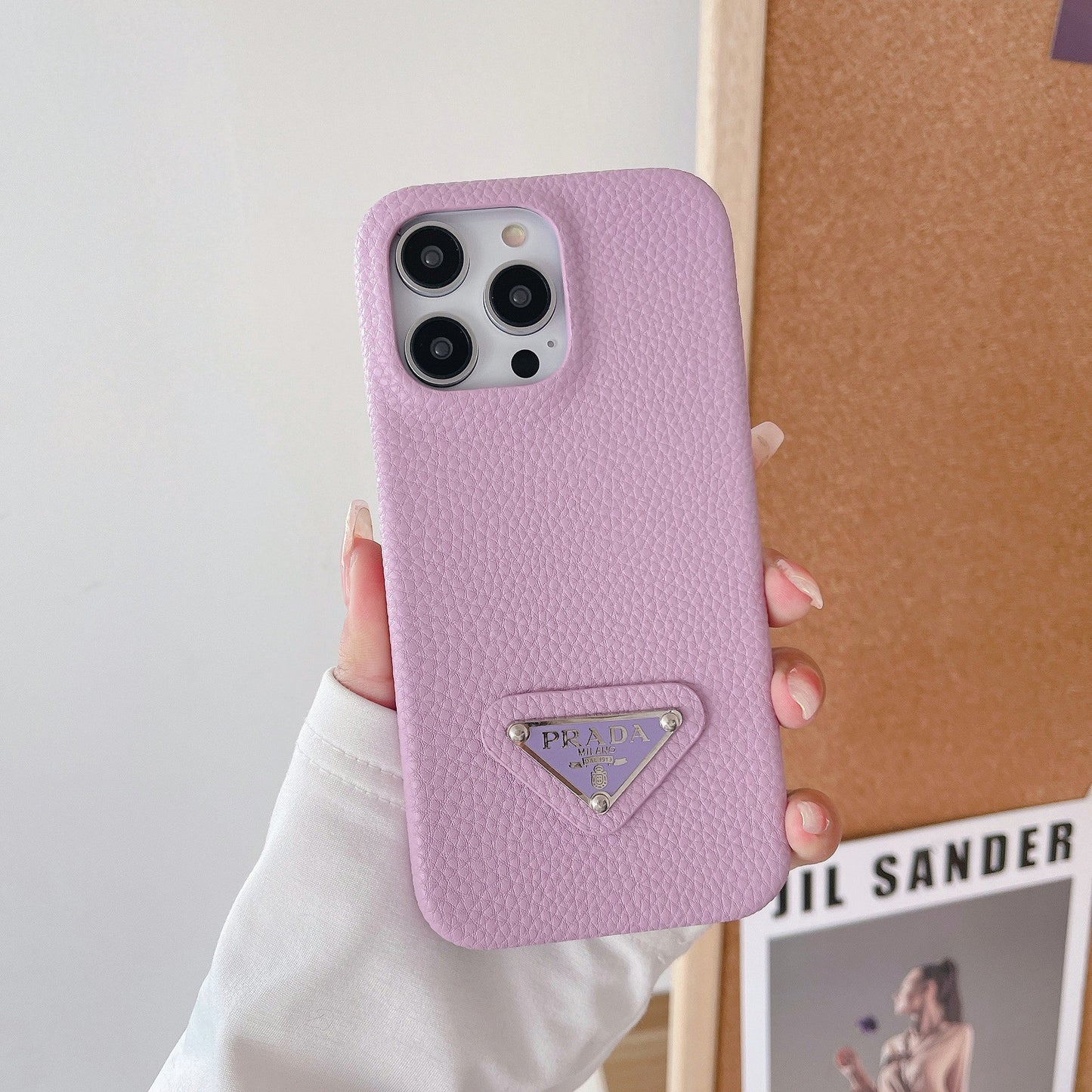 Funda de cuero de lujo para iPhone