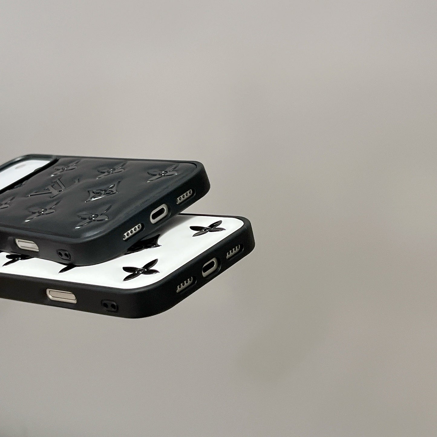 Luxe iPhone-hoesje met 3D-reliëfontwerp