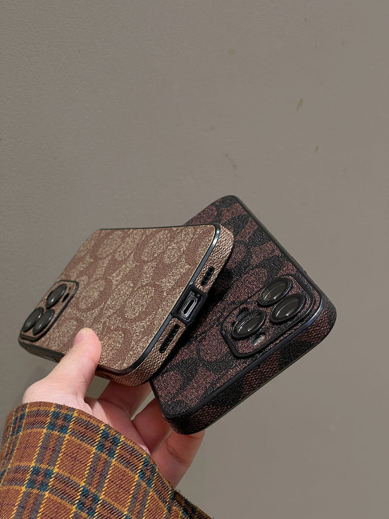 Funda clásica para iPhone Marrón -QB240402