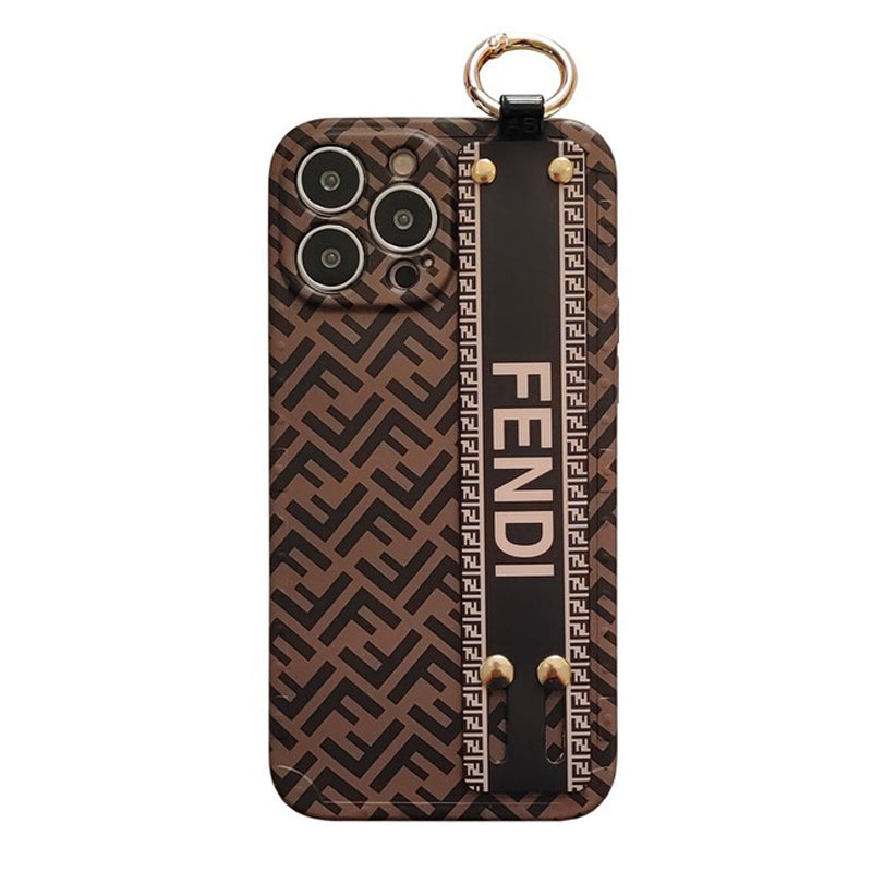 Capa elegante para iPhone com pulseira