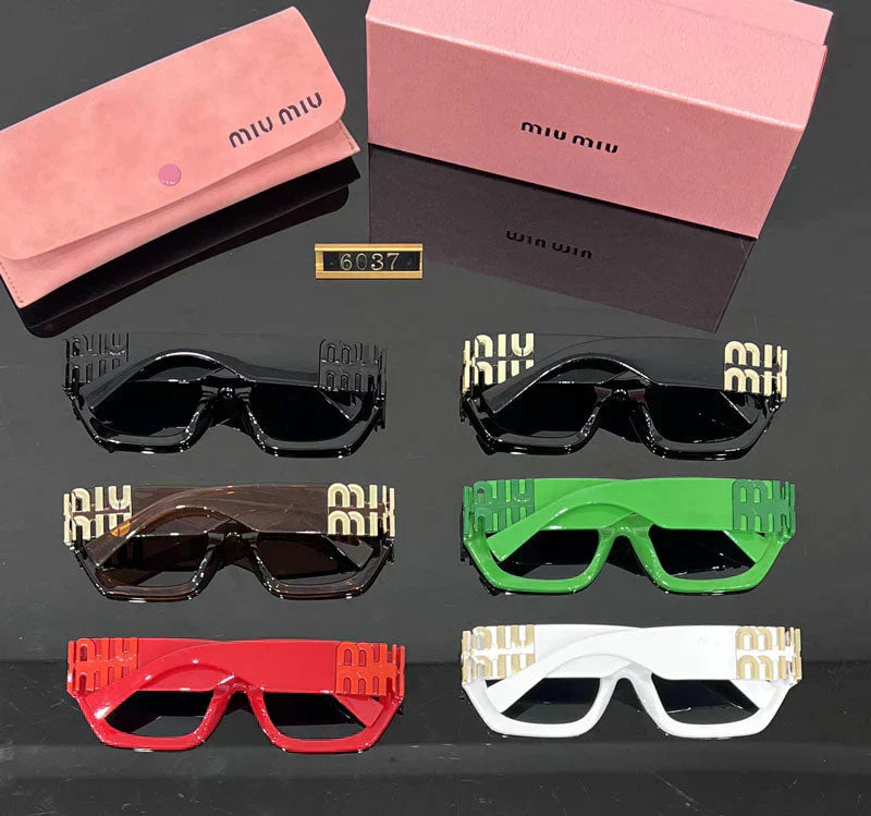Fashion Square Cat-Eye solglasögon 6037