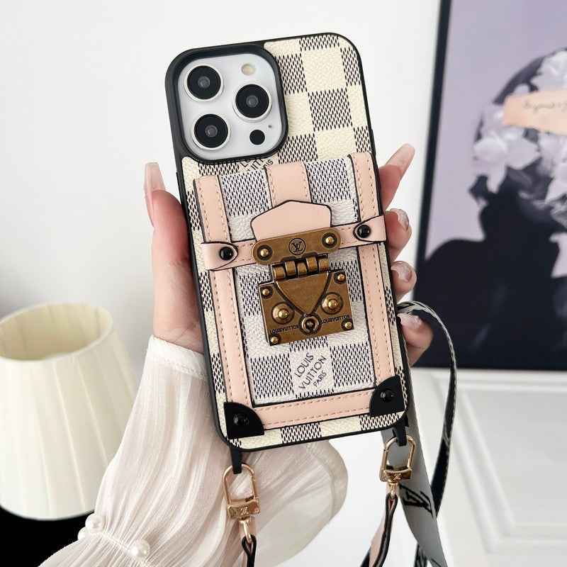 Só Dubh & Cás iPhone Slabhra Crossbody Bán