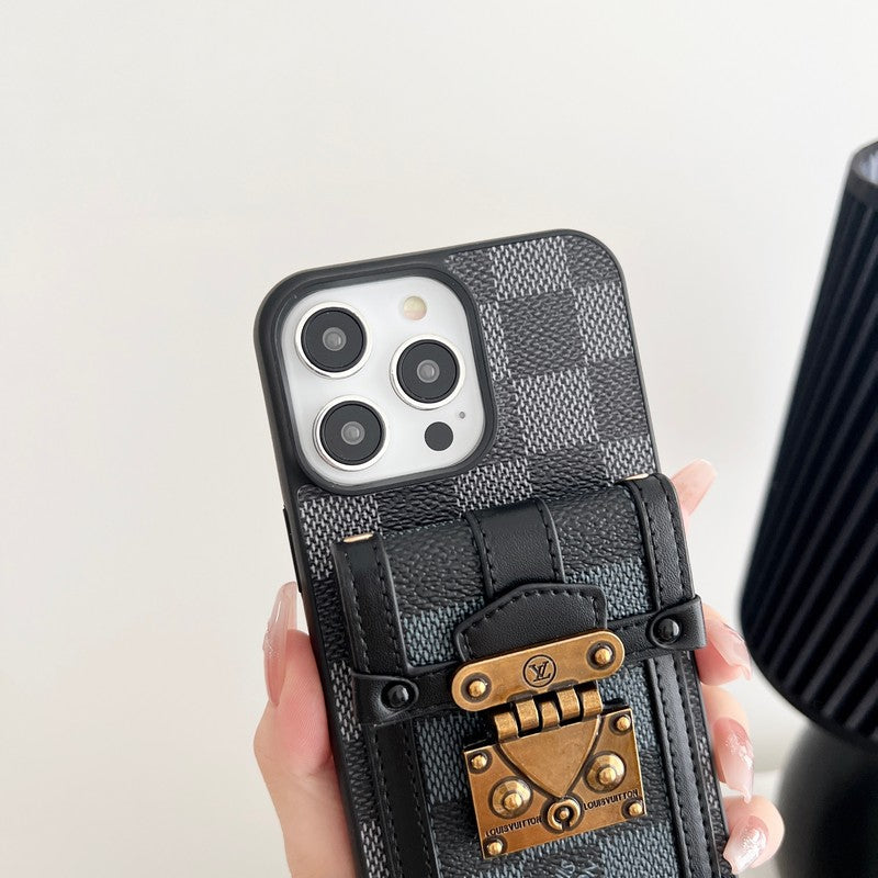 Só Dubh & Cás iPhone Slabhra Crossbody Bán