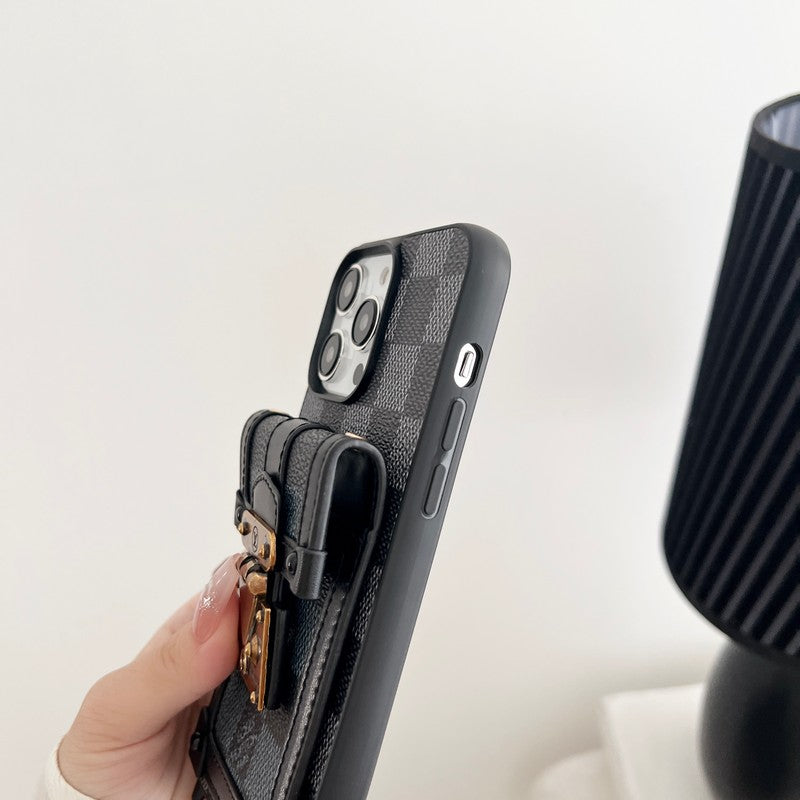 Só Dubh & Cás iPhone Slabhra Crossbody Bán