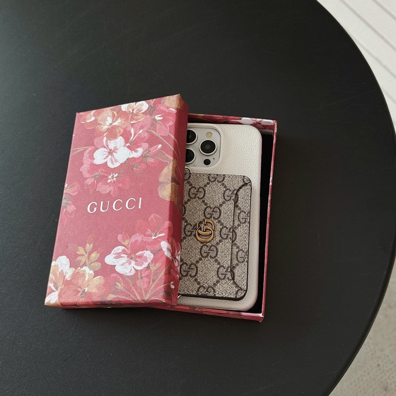 プレミアム カード バッグ クロスボディ クラシック iPhone ケース