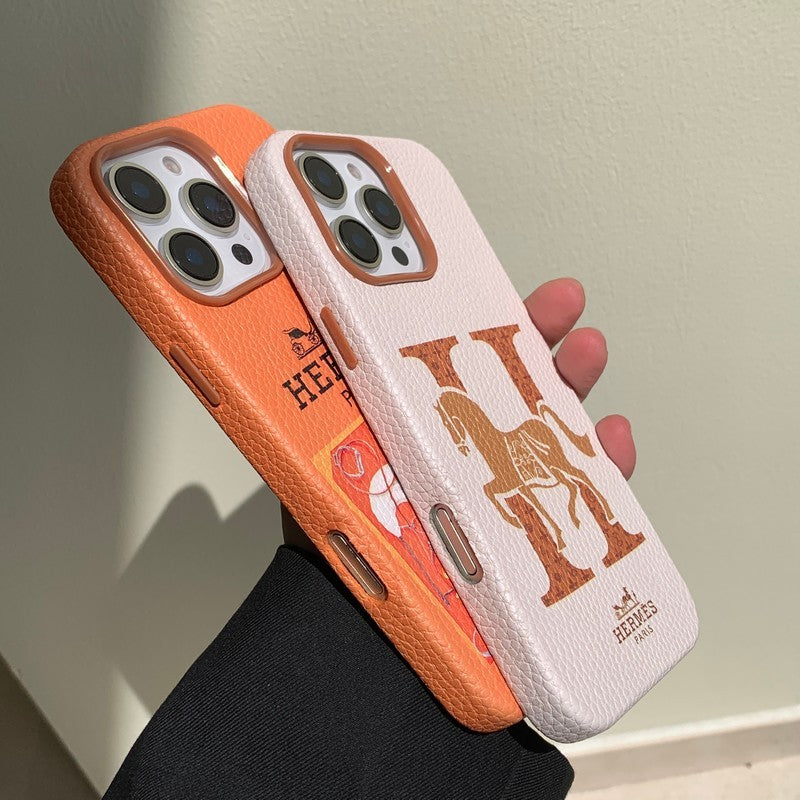 Klassisk iPhone-deksel i skinn