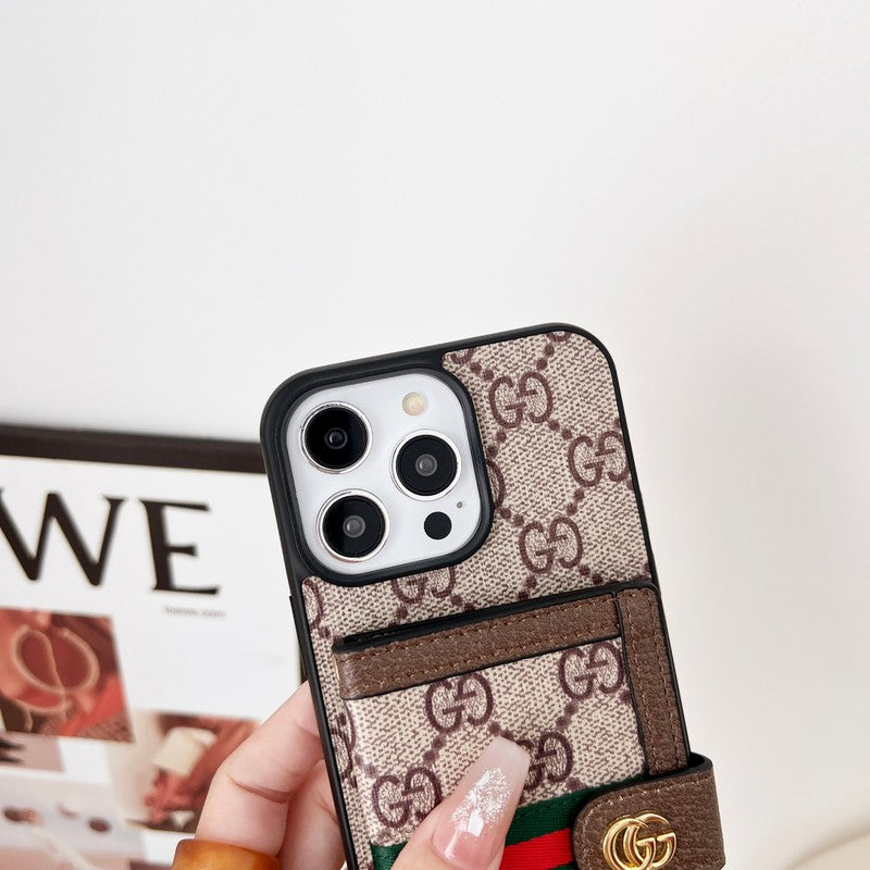 Slabhra Mála Cárta Préimh Cás iPhone Clasaiceach