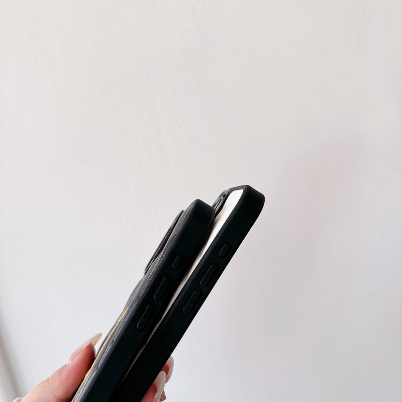 Saint Black & Funda de cuero blanca para iPhone