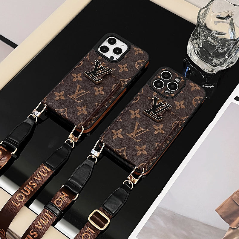 Lyxig Card Bag Chain iPhone Fodral