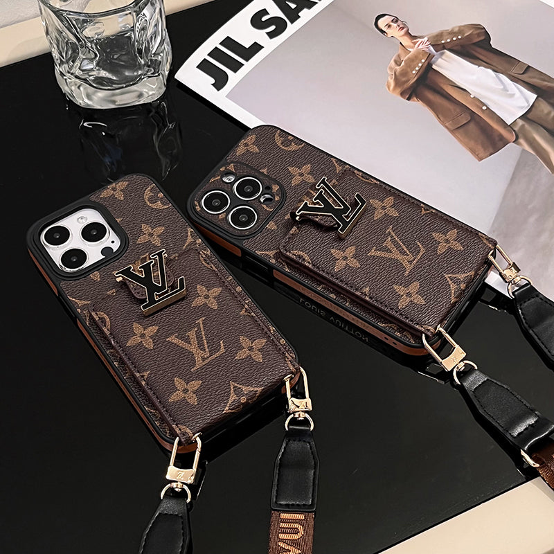Lyxig Card Bag Chain iPhone Fodral