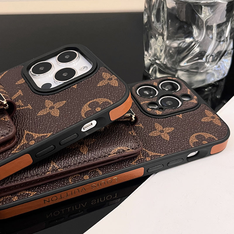 Lyxig Card Bag Chain iPhone Fodral