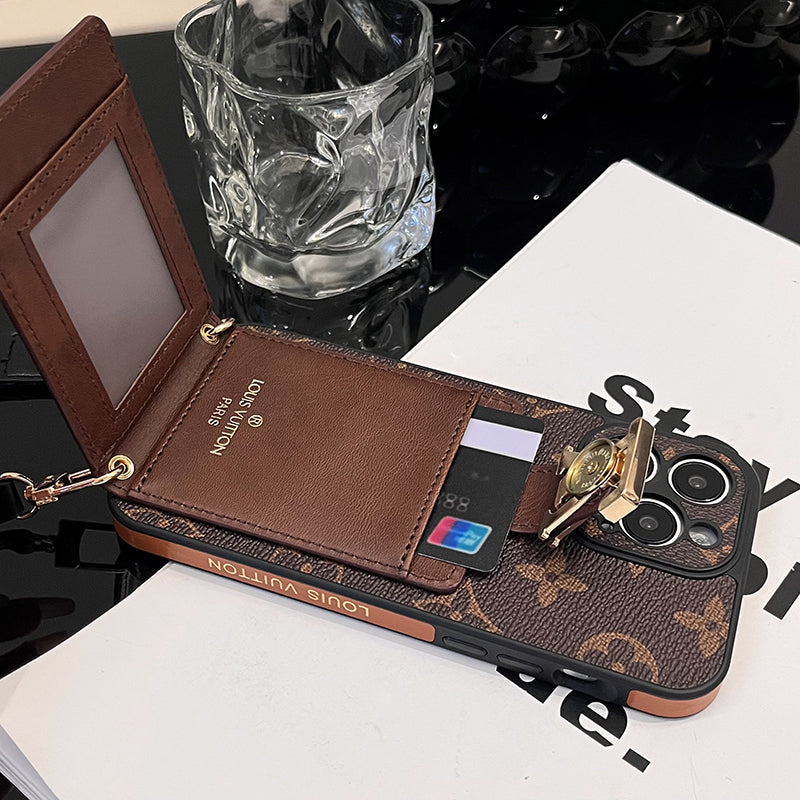 Lyxig Card Bag Chain iPhone Fodral