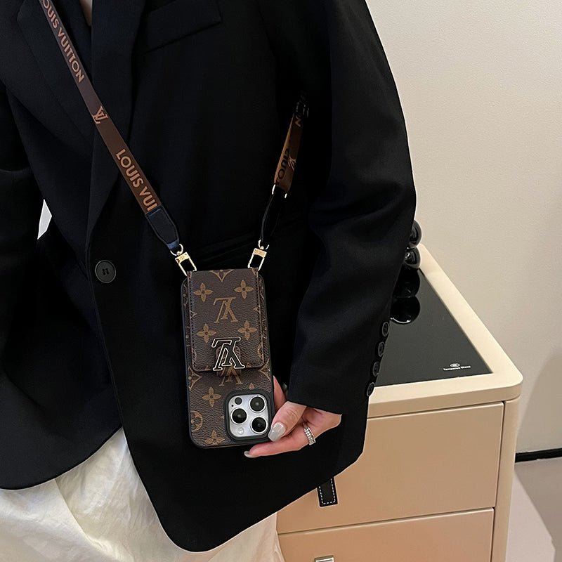 Lyxig Card Bag Chain iPhone Fodral