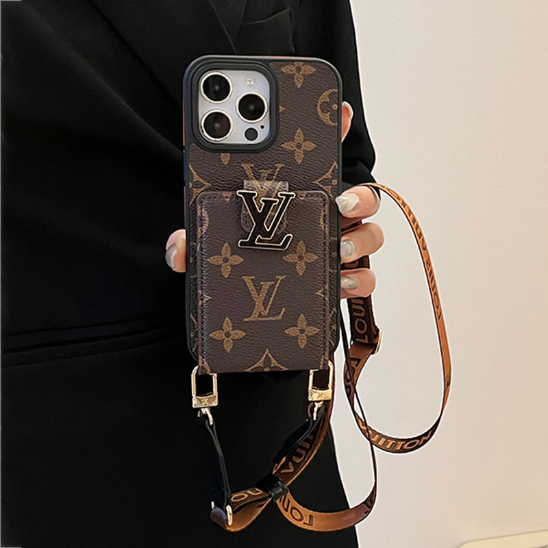 Lyxig Card Bag Chain iPhone Fodral