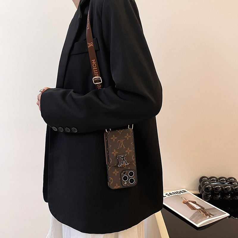 Lyxig Card Bag Chain iPhone Fodral