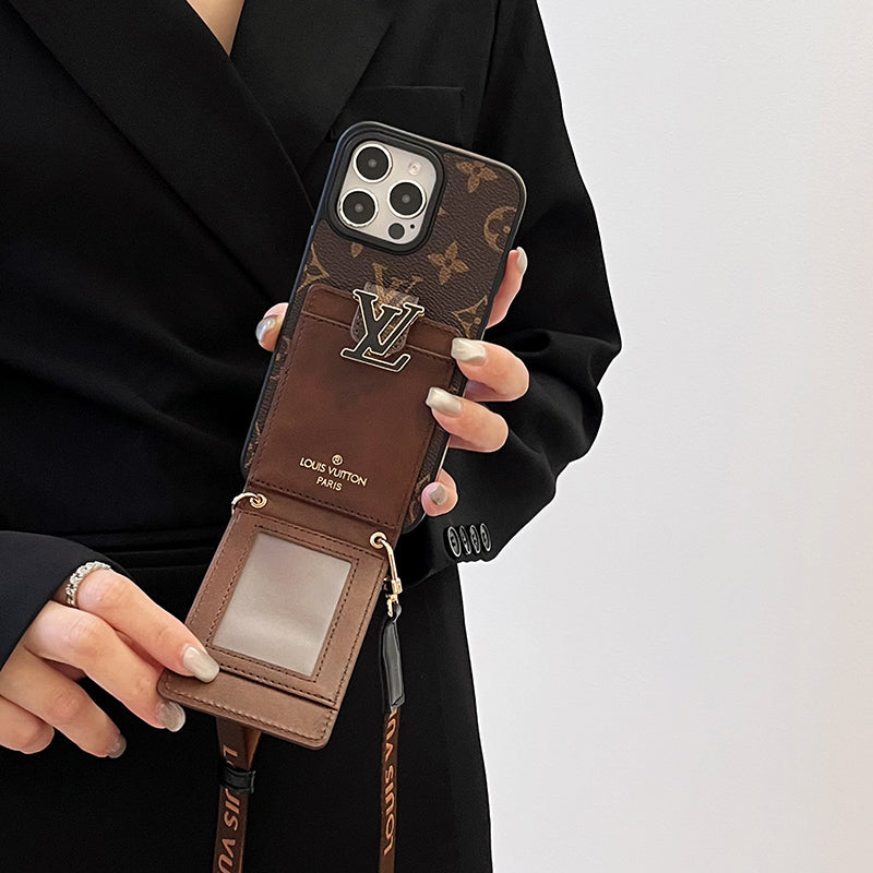 Lyxig Card Bag Chain iPhone Fodral