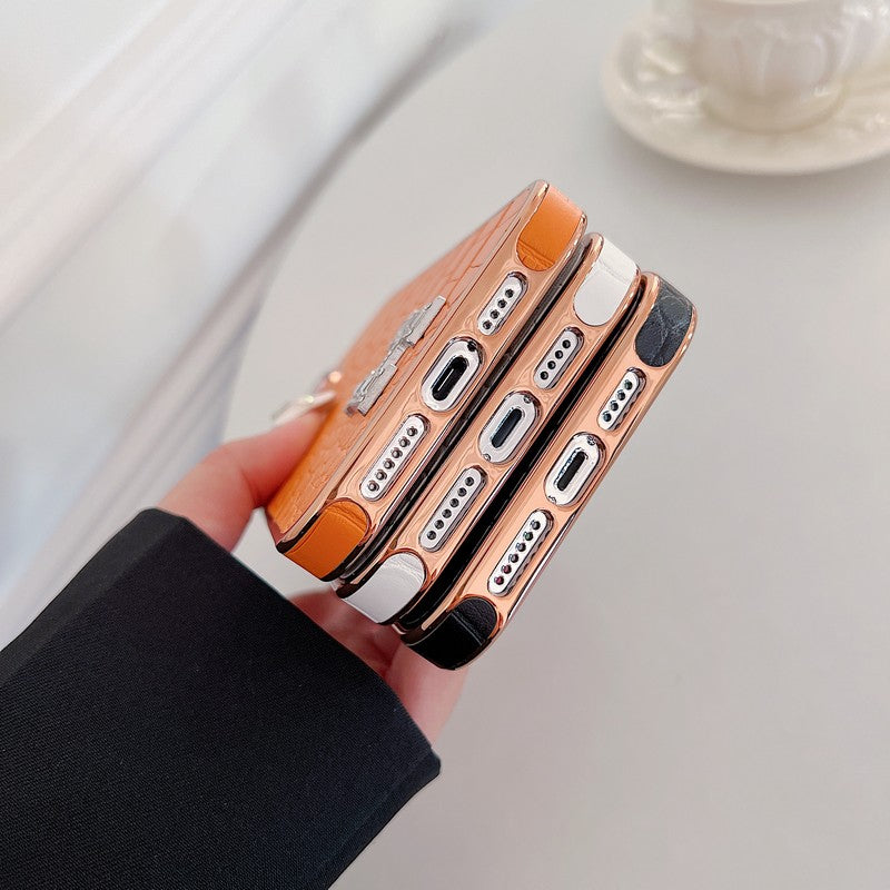 Klasszikus gyémánt logós Rose Gold iPhone tok