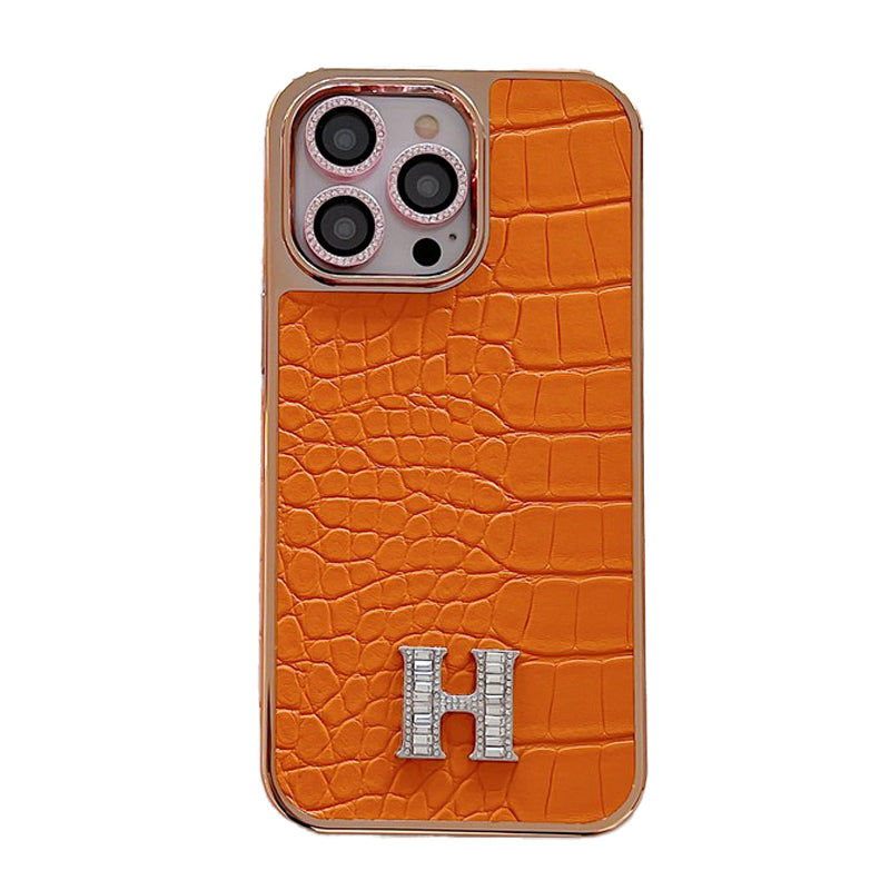 Klasszikus gyémánt logós Rose Gold iPhone tok