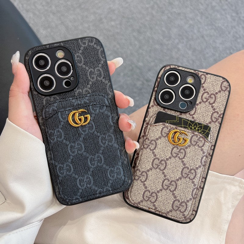 Premium Card Bag Klassiskt iPhone-fodral