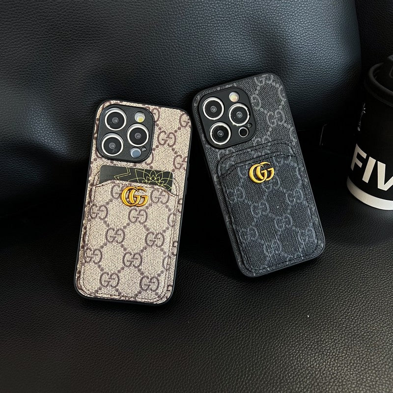Premium Card Bag Klassiskt iPhone-fodral