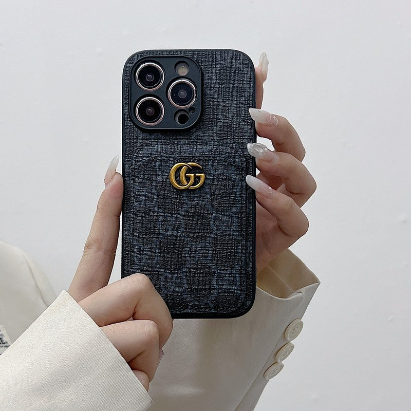 Premium Card Bag Klassiskt iPhone-fodral