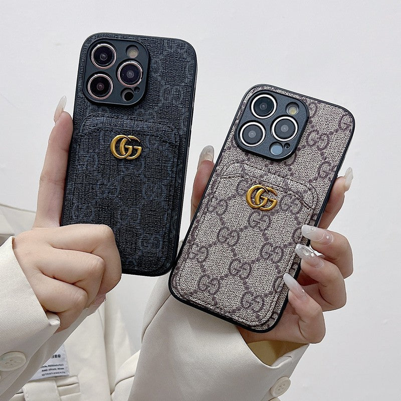Premium Card Bag Klassiskt iPhone-fodral